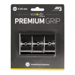 Tennis-Point Premium Grip schwarz 3er